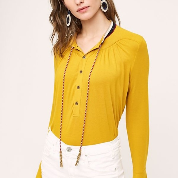 Anthropologie Tops - Anthropologie Akemi & Kin Goldie Blouse HOST PICK